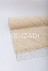 Authentic Handmade Moroccan Beni Ouarain Rug - 6x10 Area Rug - Rustic Yet Elegant Design - Soft and Plush Texture - Versatile for Any Interior Style